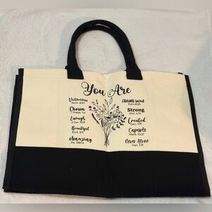 God Says You Are… Bible Tote Bag